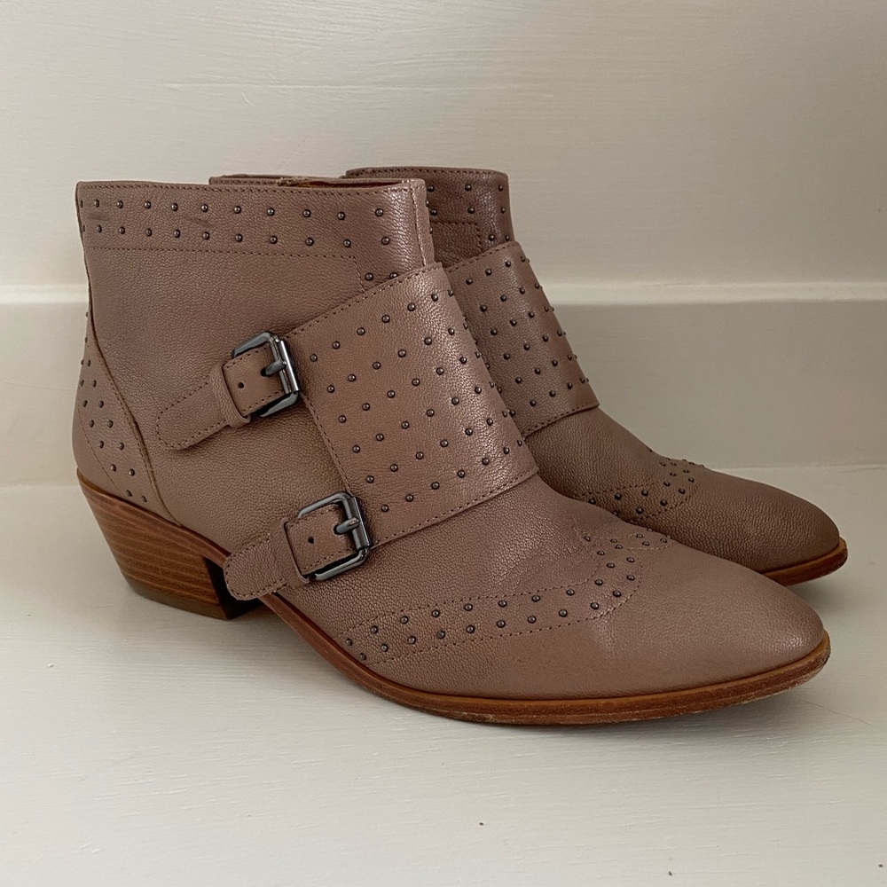 Rebecca Minkoff studded zip booties
